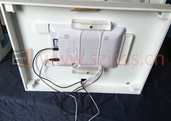 音箱展示架背部LCD顯示屏