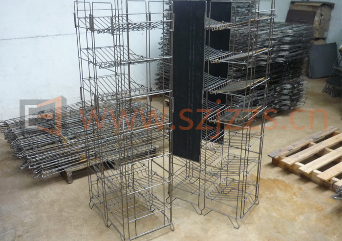 金屬展示架框架焊接完成 金屬展示架框架焊接完成