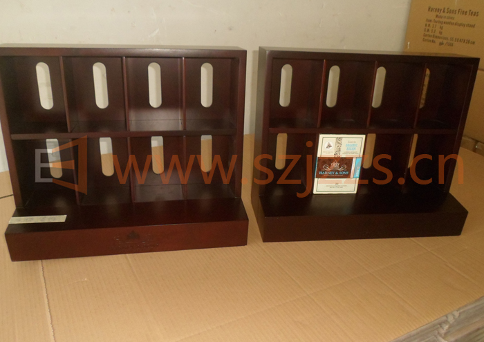 Harney&sons品牌木制茶葉展示架 Harney&sons品牌木制茶葉展示架