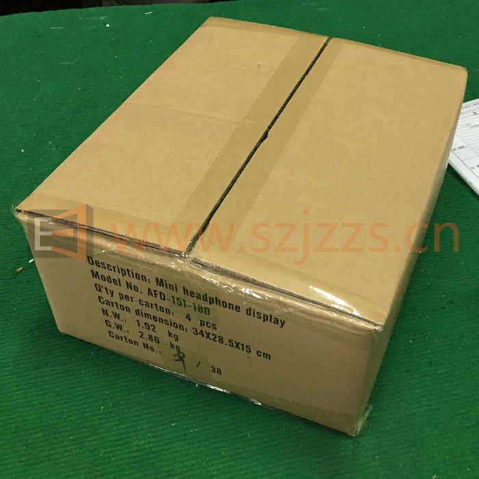 耳機(jī)架包裝完成 耳機(jī)架包裝完成