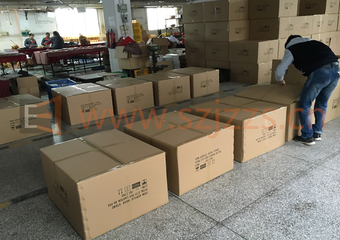 面膜展示架包裝完成 面膜展示架包裝完成